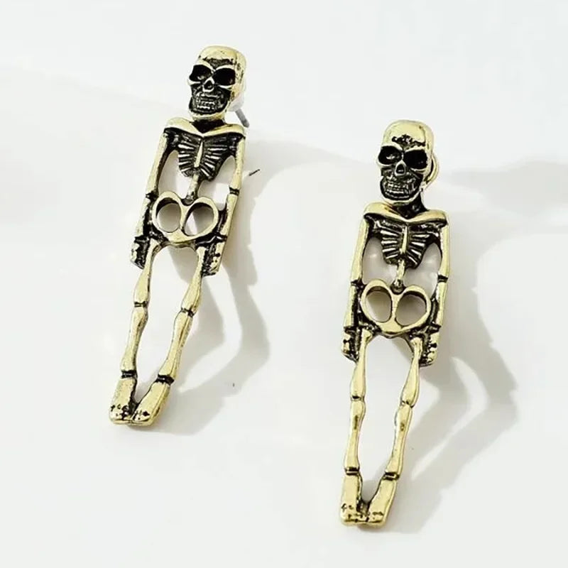 Skull & Skeleton Drop Earrings, Halloween product photo 6