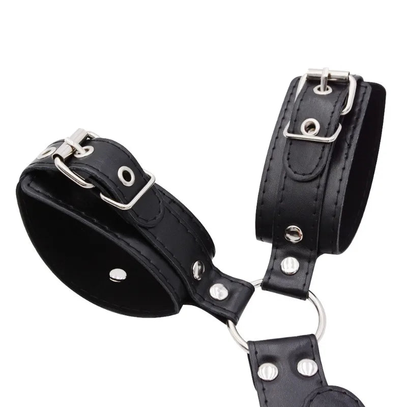 BDSM Bondage Restraint Kit with Mouth Gag and Handcuffs