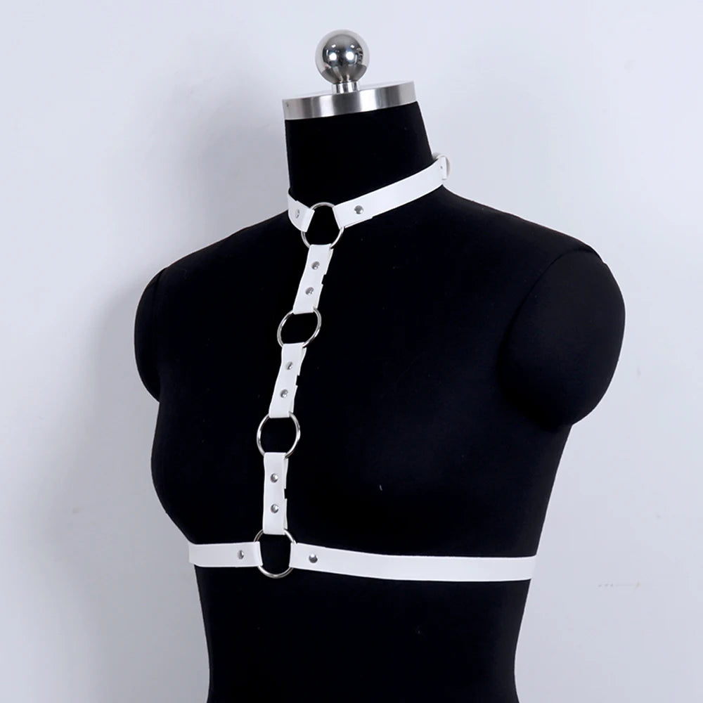 Body Harness Choker Waist Belt, Goth Punk product photo 2
