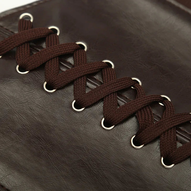 PU Leather Corset Belt, Gothic Cincher product photo 4