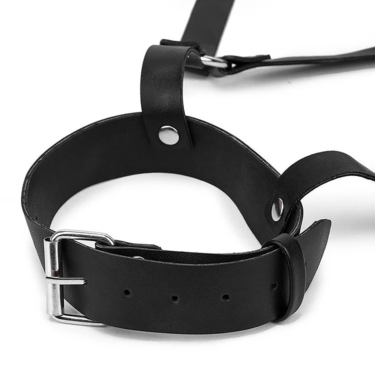 PU Leather Bra Harness, Goth Punk product photo 5