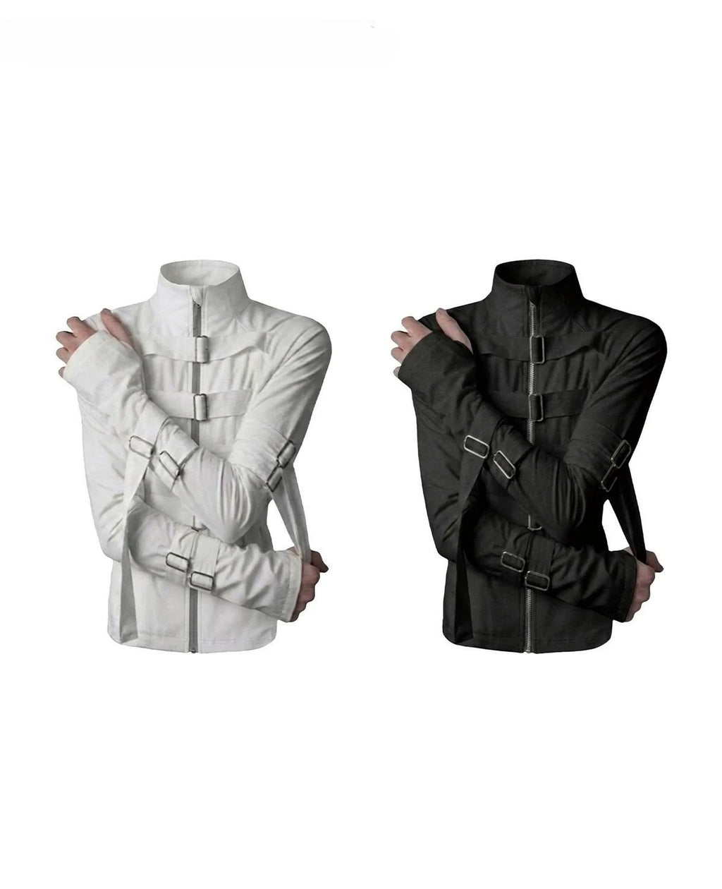 Gothic Buckle Strap Asylum Jacket