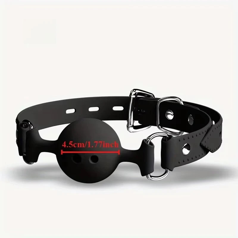 BDSM Bondage Restraint Kit with Mouth Gag and Handcuffs