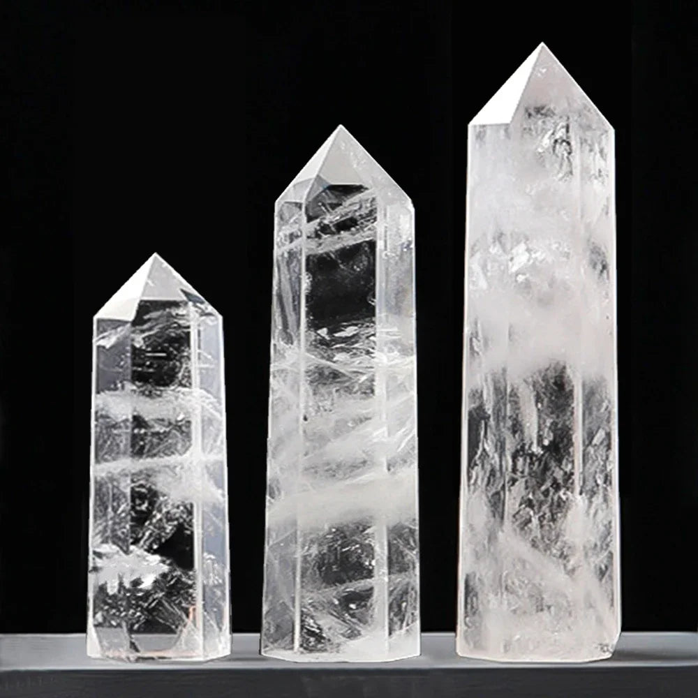 Natural Crystal Point Wand