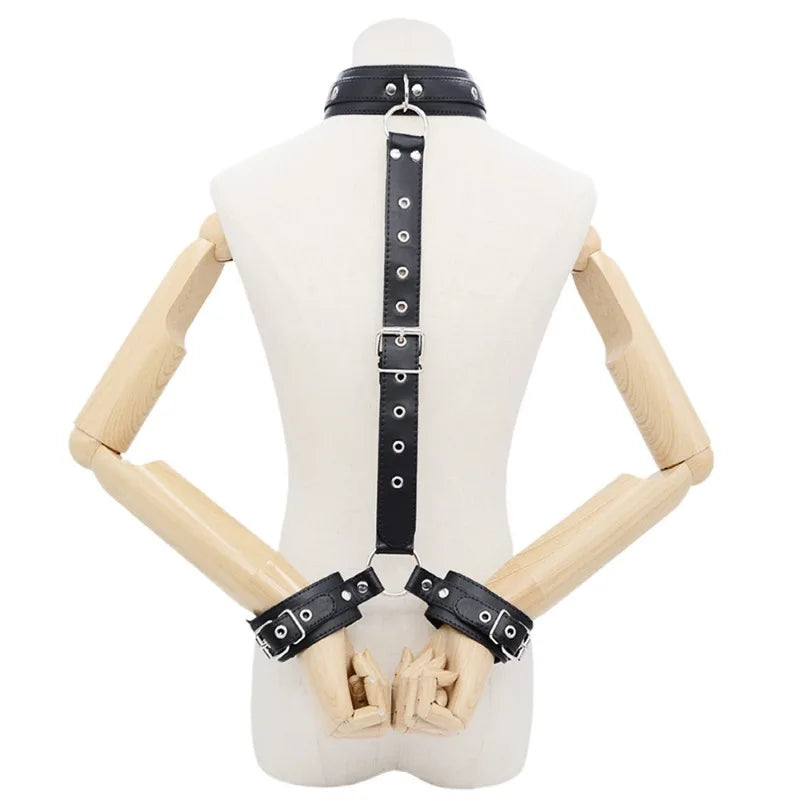BDSM Bondage Restraint Kit with Mouth Gag and Handcuffs