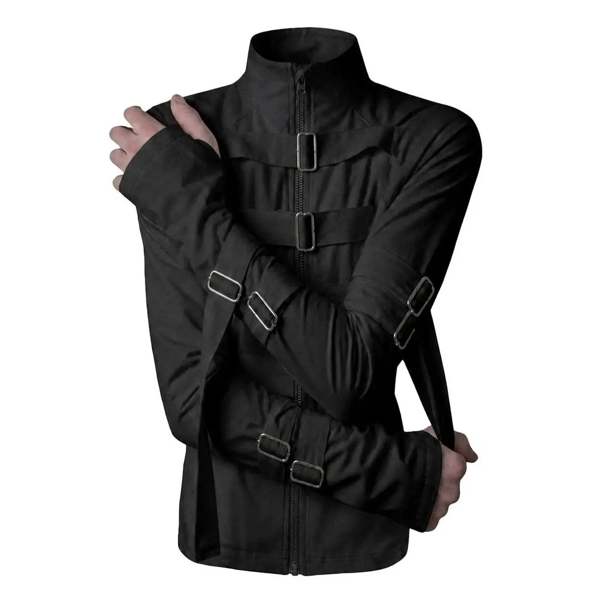 Gothic Buckle Strap Asylum Jacket