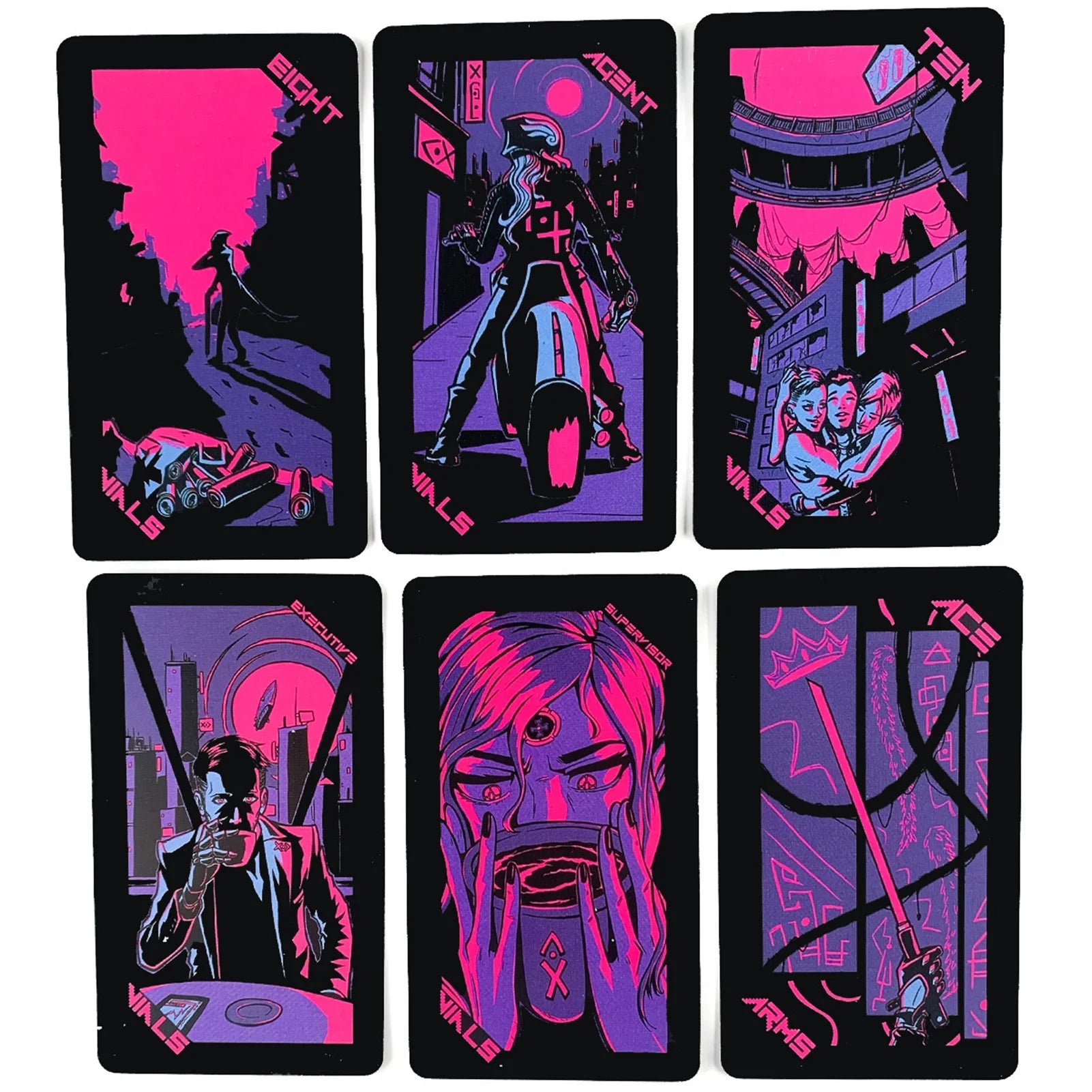 Neon Moon Tarot Deck, Pocket Size product photo 3