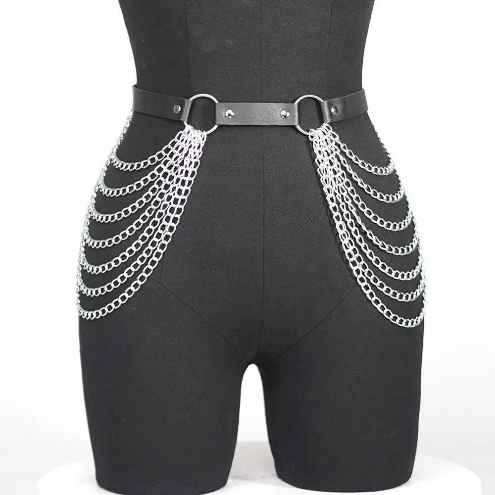 Leg Chain Garter Waist Belt, Body Harness product photo 2