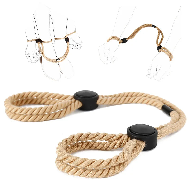 Cotton Rope Cuff Restraints, Wrist & Ankle product photo 5