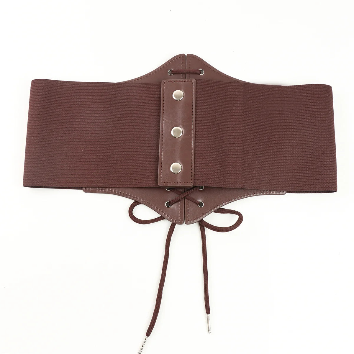Lace-Up Faux Leather Corset, Gothic product photo 3