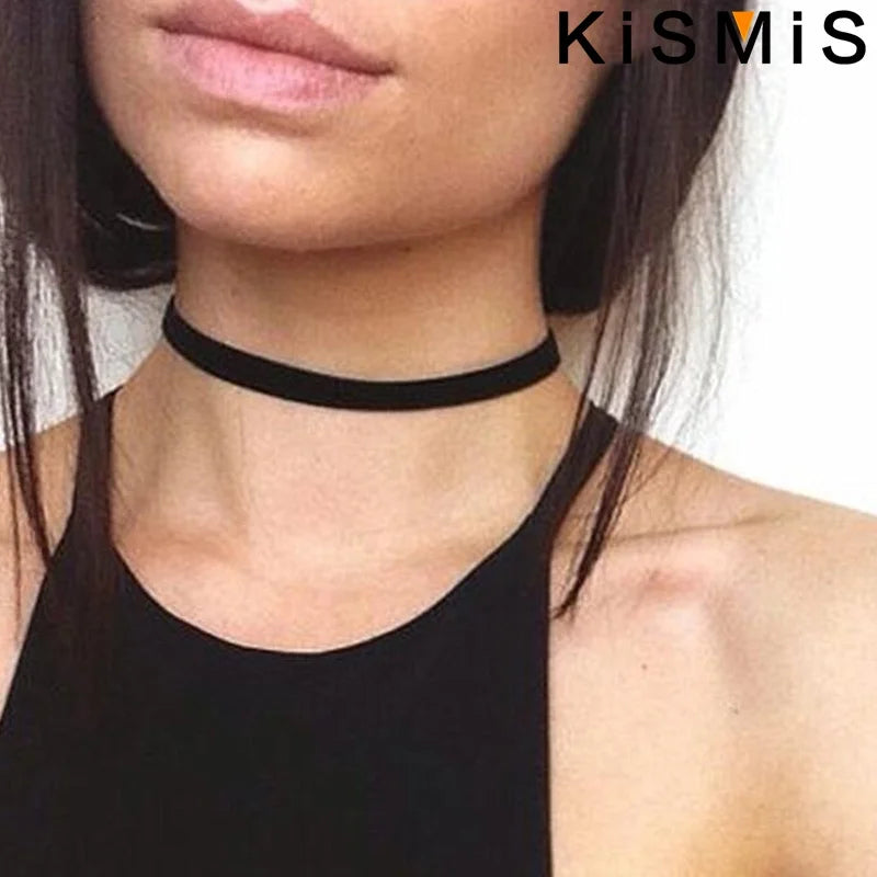Black lace gothic choker necklace set 6 piece, view 6