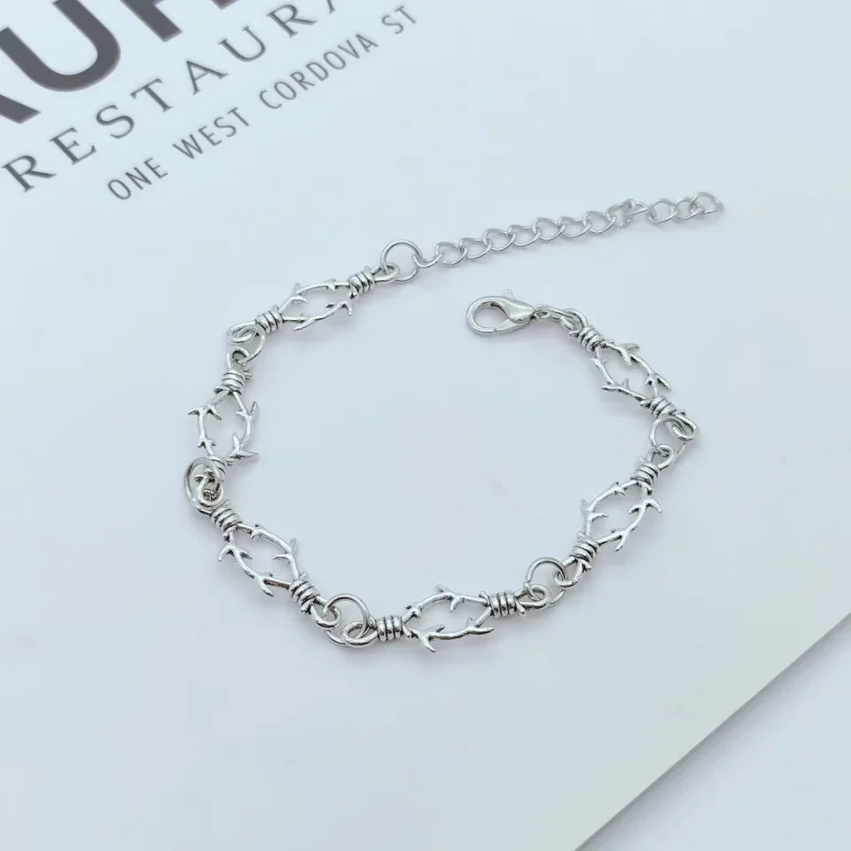 Brambles Iron Cuff Bracelet, Unisex Punk product photo 4