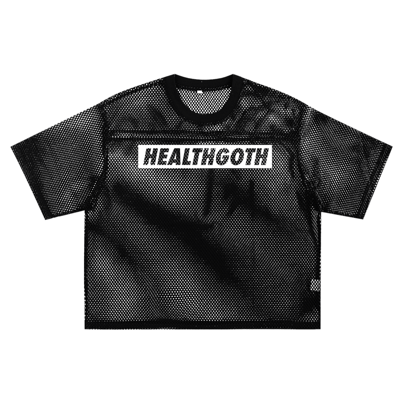 Heath Goth See-through Boxy Net T-Shirt