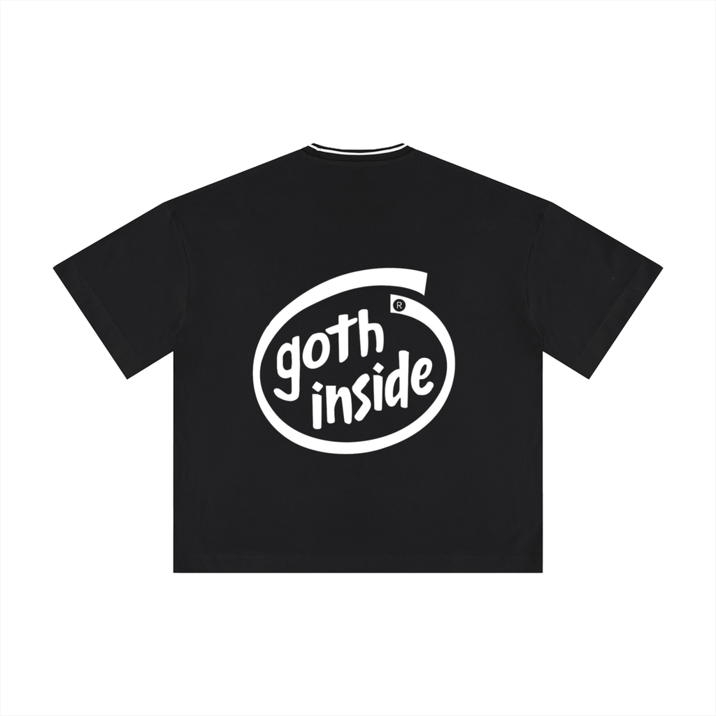American goth Unisex Boxy Ribbed T-Shirt