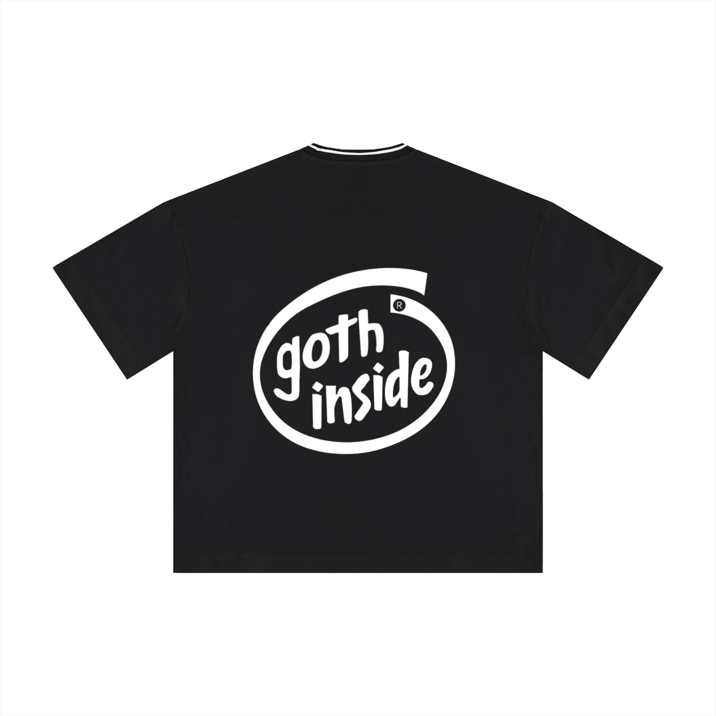American goth Unisex Boxy Ribbed T-Shirt