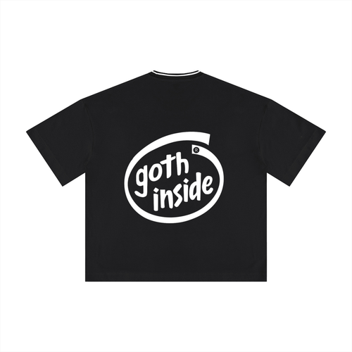 American goth Unisex Boxy Ribbed T-Shirt