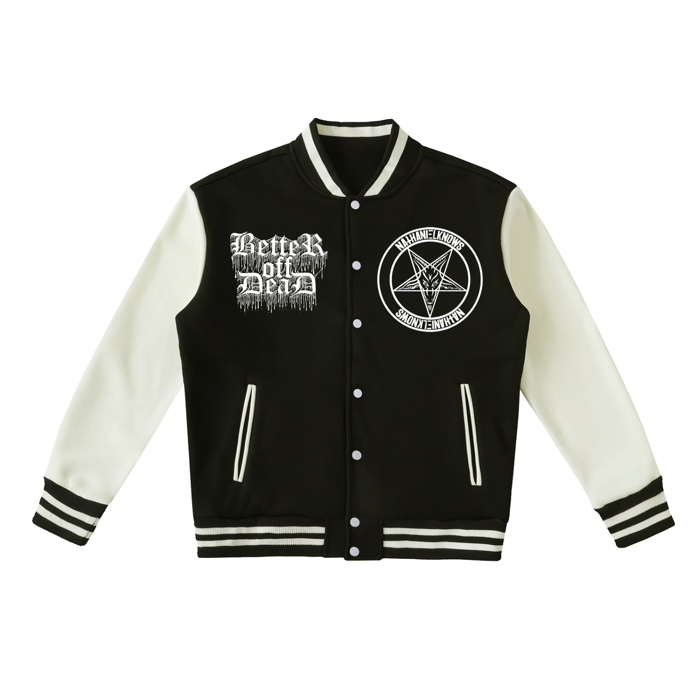 gift Two-Tone Fleeced Varsity Jacket