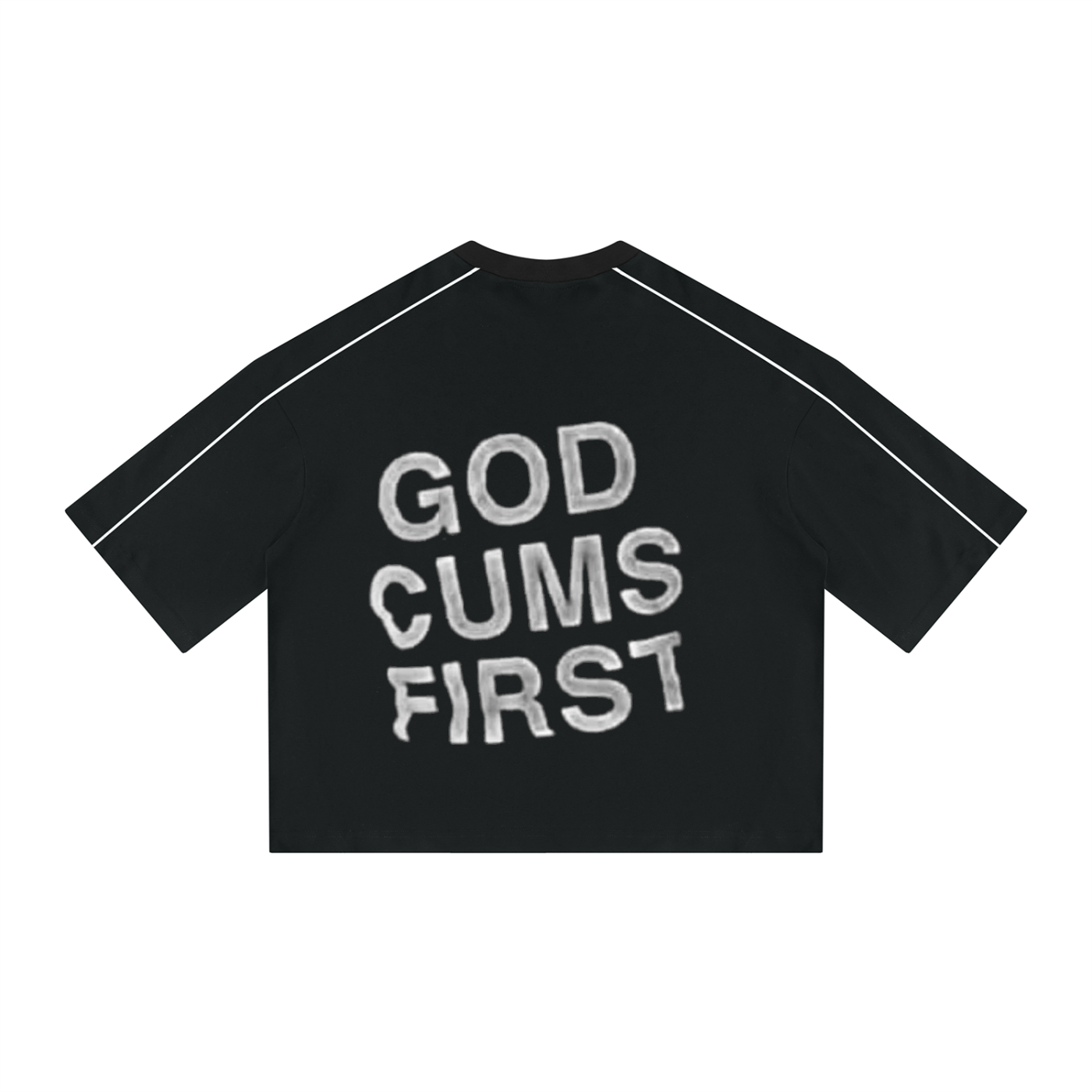 Nathaniel Knows Heavyweight Boxy Piping T-Shirt