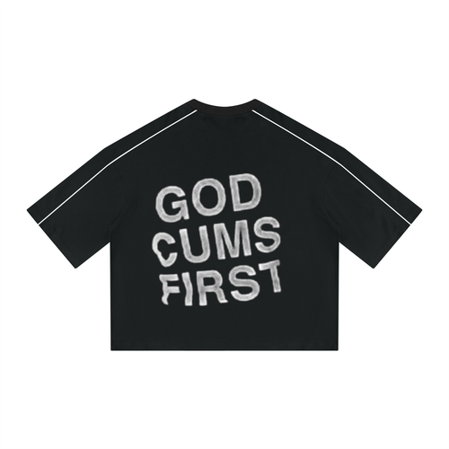 Nathaniel Knows Heavyweight Boxy Piping T-Shirt