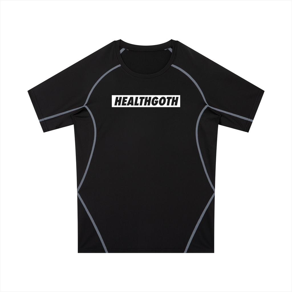 Healthgoth Men's Raglan Panel Training T-Shirt