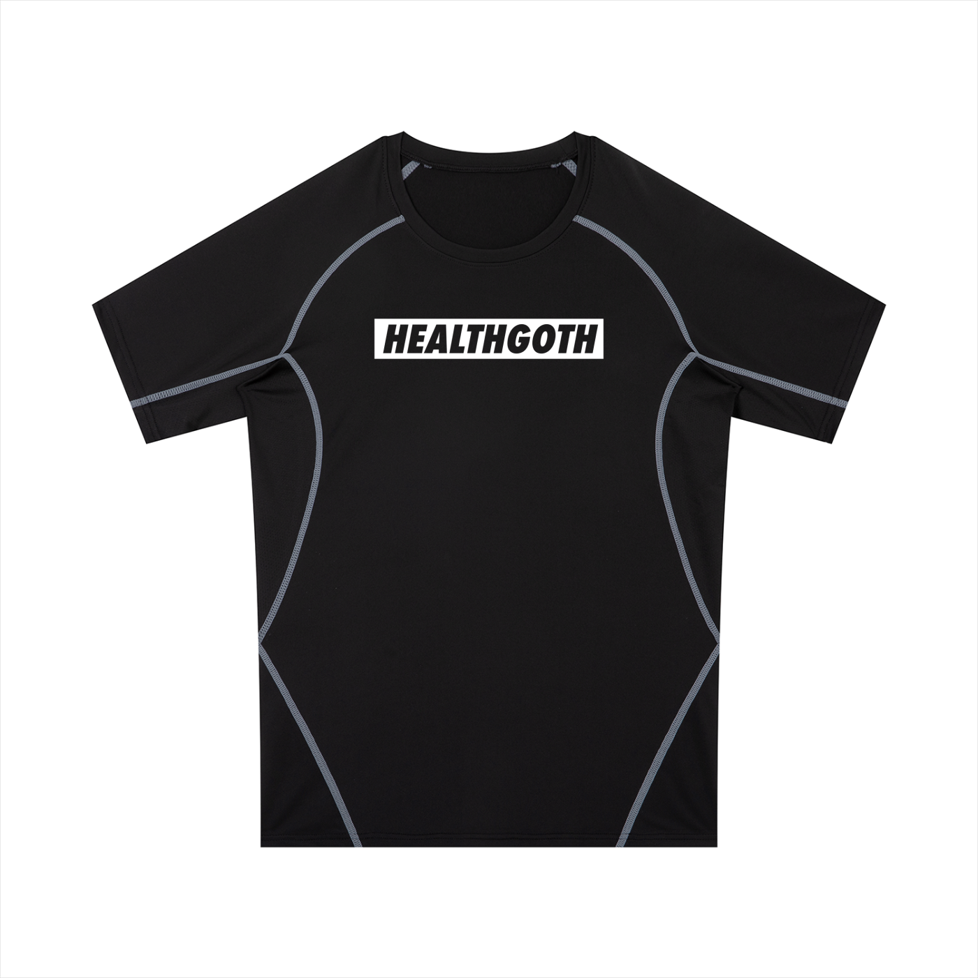 Healthgoth Men's Raglan Panel Training T-Shirt