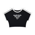 Health Goth Women’s Raglan Crop T-Shirt
