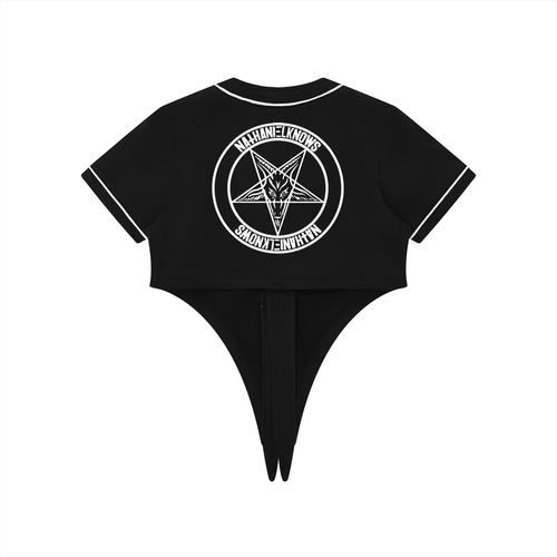 Love3 Women's Piping Baseball Jersey