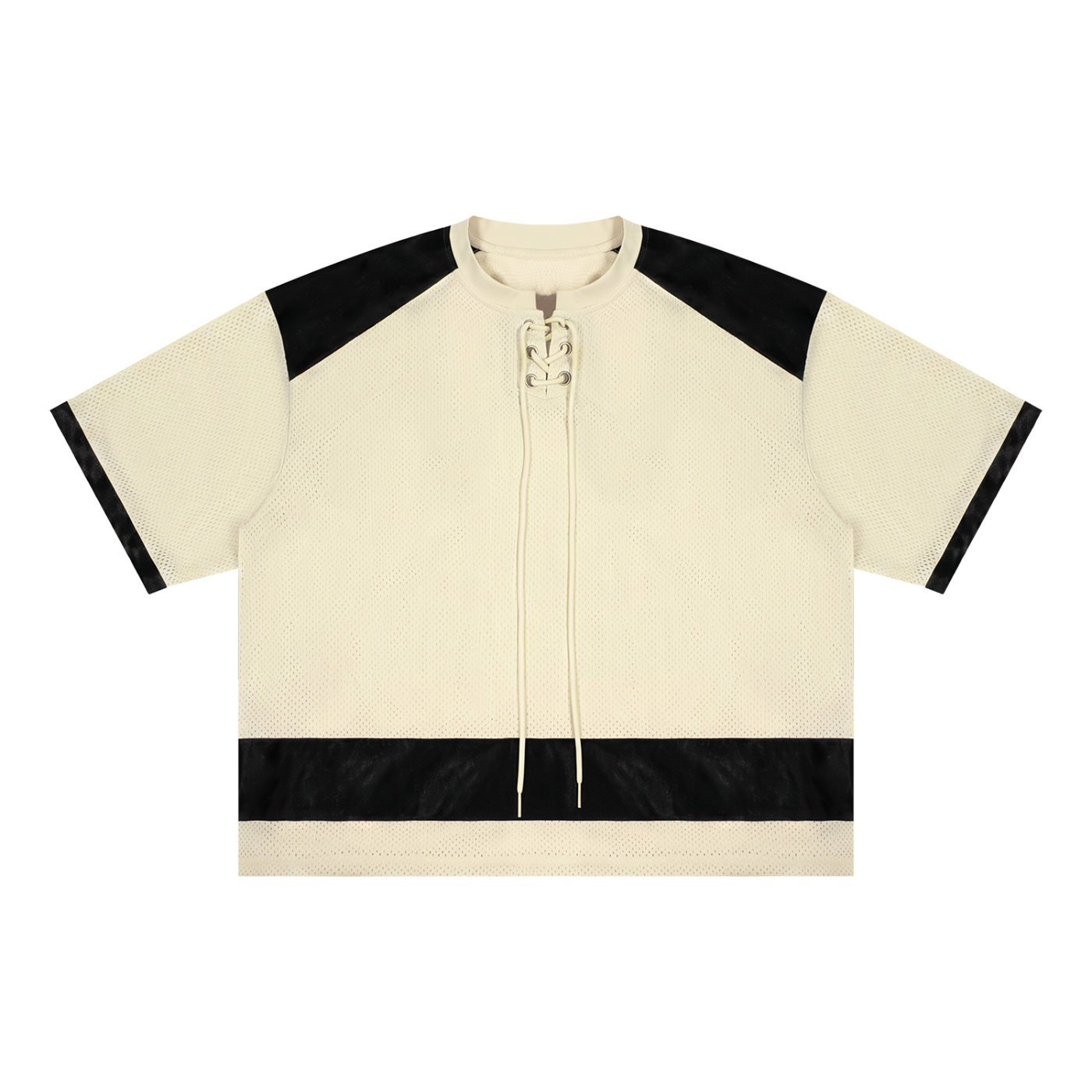 Time to Death Raglan Sleeve Mesh Boxy T-Shirt