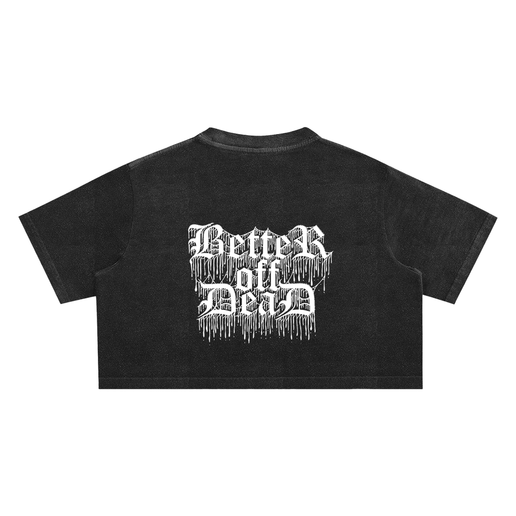 NOOSE Snow Washed Crop Top
