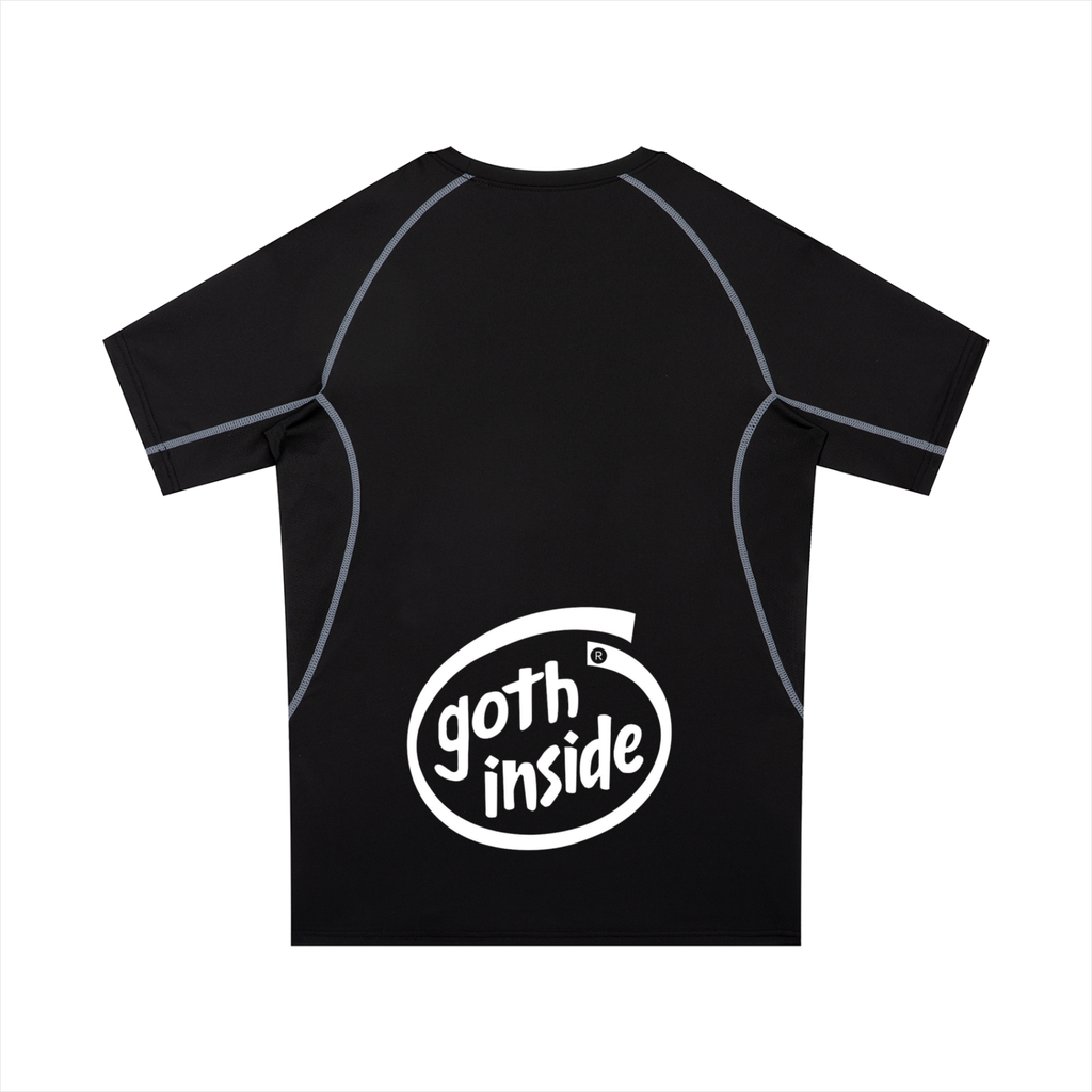 Healthgoth Men's Raglan Panel Training T-Shirt