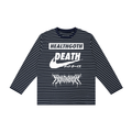 Health Goth Kid's Striped Long Sleeve T-Shirt