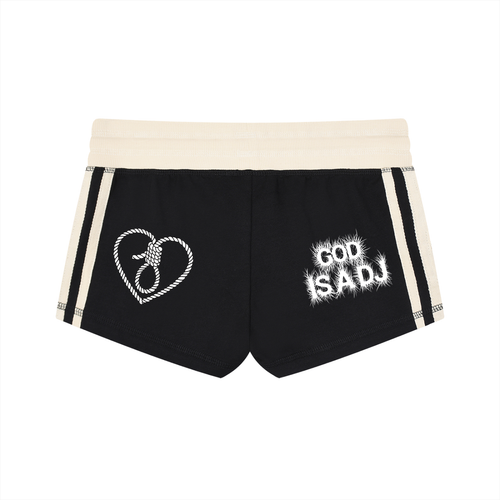 Better Goth Stripe Track Shorts