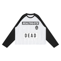 Heath Goth Unisex Striped Raglan Long Sleeve T-Shirt