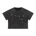 Life Mineral Wash Raglan Crop T-Shirt