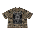 Goth Nite Unisex Boxy Camo Print T-Shirt
